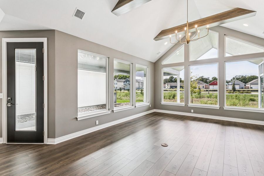 Spacious, unfurnished interior of a new home in The Courtyards at The Heritage, Andover (Image 11).