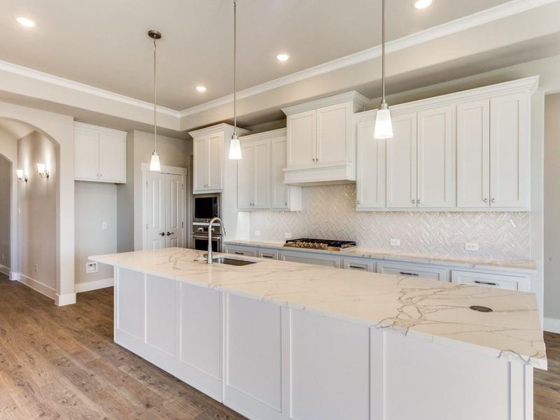 Furnished interior view inside a new home in Ladera at the Reserve, Mansfield (Image 11).
