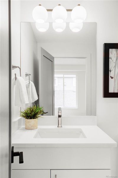 Furnished interior view inside a new home in , Denver (Image 18).