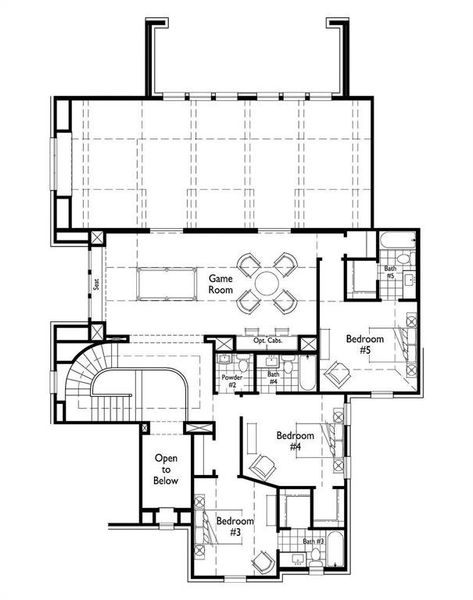 2D floor plan layout of this home in Saddle Star Estates, Rockwall, TX (Image 5).