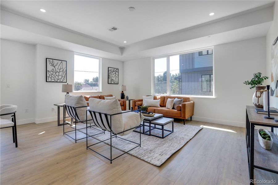 Furnished interior view inside a new home in , Arvada (Image 10).