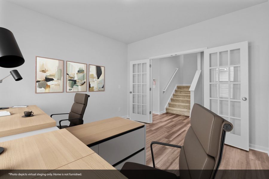 Furnished interior view inside a new home in Bell West, Kernersville (Image 8).