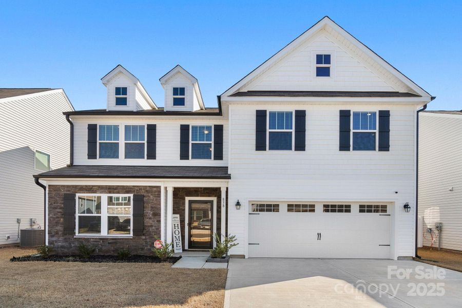 Front exterior of a new home in , York, SC, highlighting curb appeal (Image 23). Front exterior of a new home in , York, SC, highlighting curb appeal (Image 23).