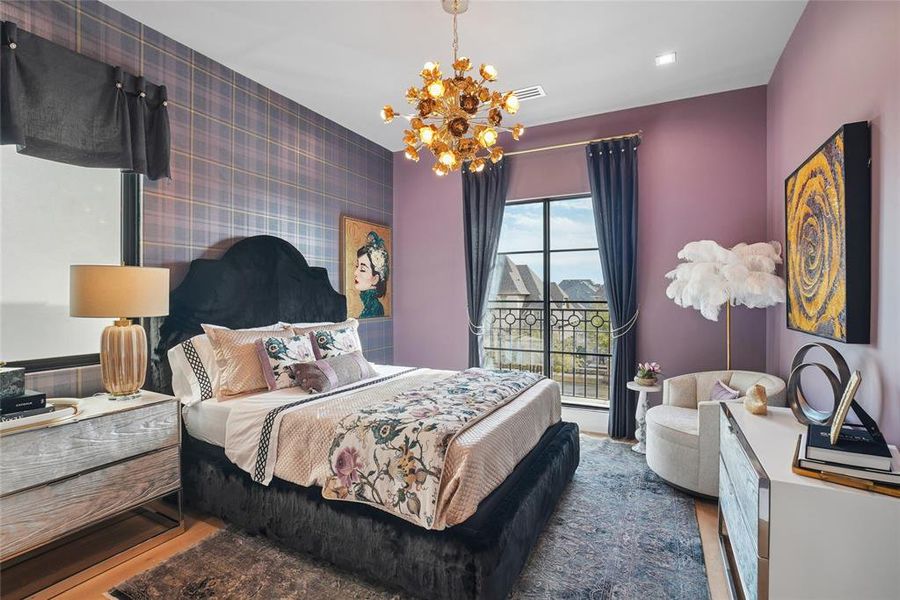 Furnished interior view inside a new home in , Southlake (Image 26).