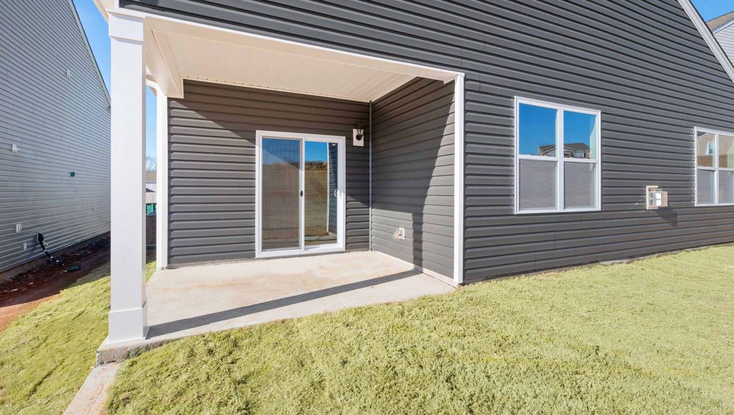 Exterior details and patio area of a home in Sage Grove, Lyman (Image 2). Exterior details and patio area of a home in Sage Grove, Lyman (Image 2).