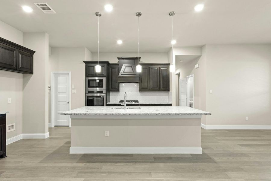 Furnished interior view inside a new home in Westside Preserve, Midlothian (Image 9).