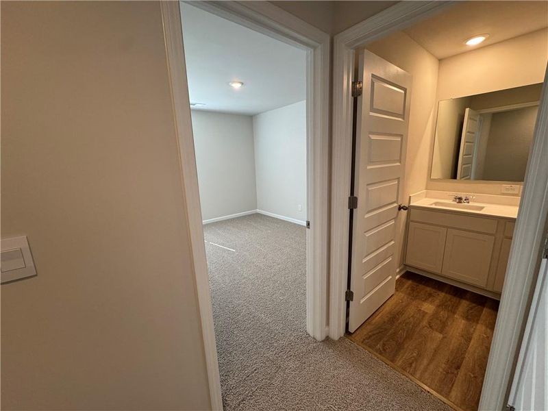 Spacious, unfurnished interior of a new home in Oakchase at Hampton, Hampton (Image 29). Spacious, unfurnished interior of a new home in Oakchase at Hampton, Hampton (Image 29).