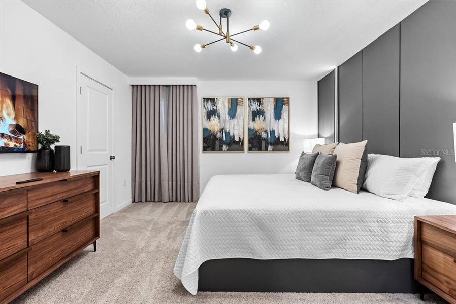 Furnished interior view inside a new home in , Davenport (Image 16).