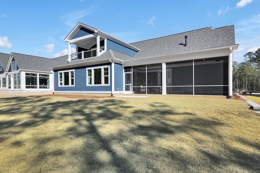 Exterior details and patio area of a home in Compass Pointe, Leland (Image 32). Exterior details and patio area of a home in Compass Pointe, Leland (Image 32).
