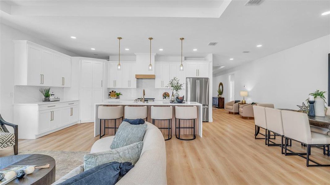 Furnished interior view inside a new home in , St. Petersburg (Image 16).