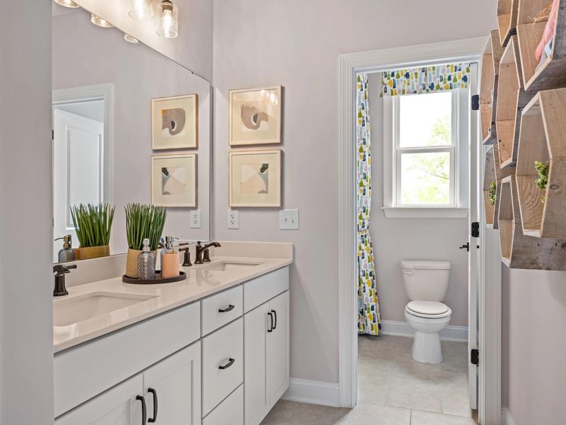Representative furnished interior of a home built from the The Crawford by Davidson Homes LLC in Wendell Ridge, Wendell (Image 44).