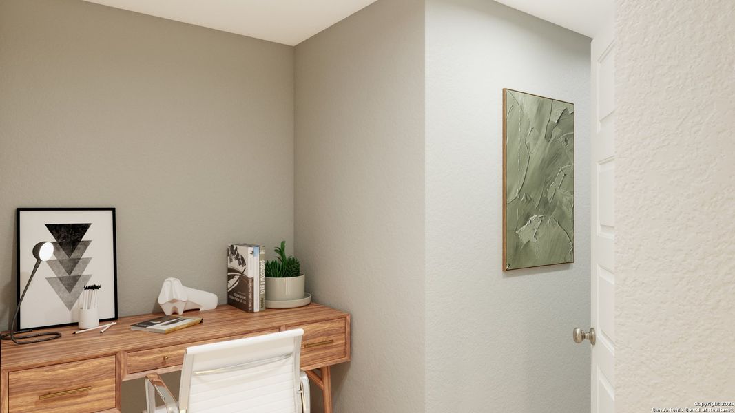 Furnished interior view inside a new home in Applewhite Meadows, San Antonio (Image 7).