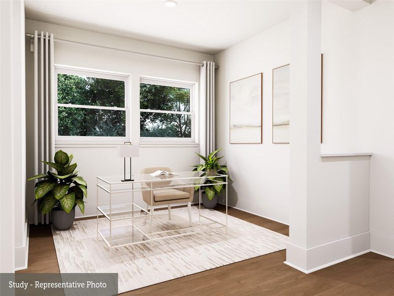 Furnished interior view inside a new home in Audubon – Ascent Collection, Magnolia (Image 9).