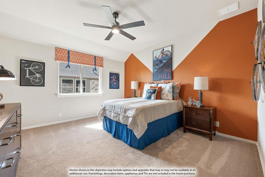 Furnished interior view inside a new home in Hunters Ridge, Crowley (Image 36).