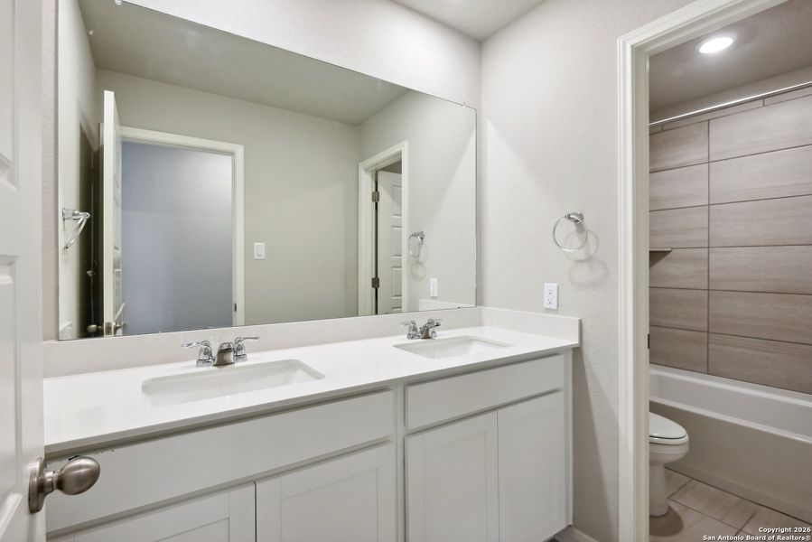 Furnished interior view inside a new home in Kallison Ranch, San Antonio (Image 3).