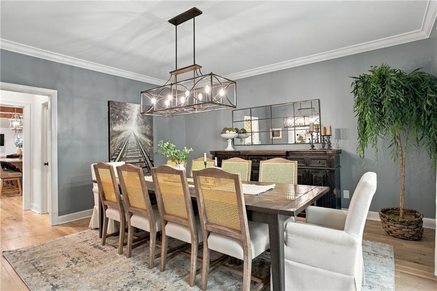 Furnished interior view inside a new home in , Auburn (Image 35).