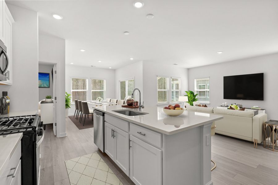 Furnished interior view inside a new home in Palmetto Place, Longs (Image 3). Furnished interior view inside a new home in Palmetto Place, Longs (Image 3).