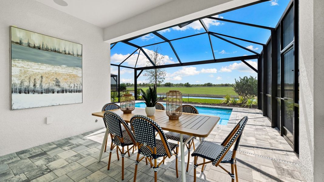 Representative exterior details of a home built from the Alta by Taylor Morrison in Esplanade at Wellen Park, Englewood (Image 3).