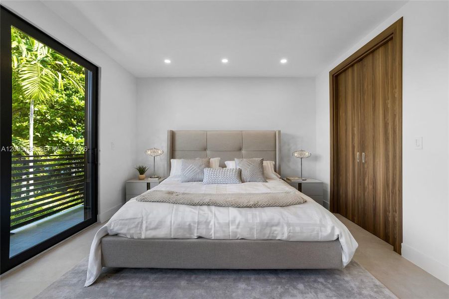 Furnished interior view inside a new home in , Miami (Image 13). Furnished interior view inside a new home in , Miami (Image 13).