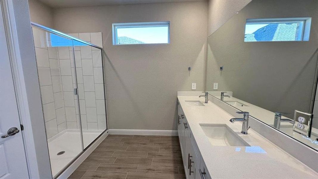 Furnished interior view inside a new home in Rock Creek West, Fort Worth (Image 7). Furnished interior view inside a new home in Rock Creek West, Fort Worth (Image 7).