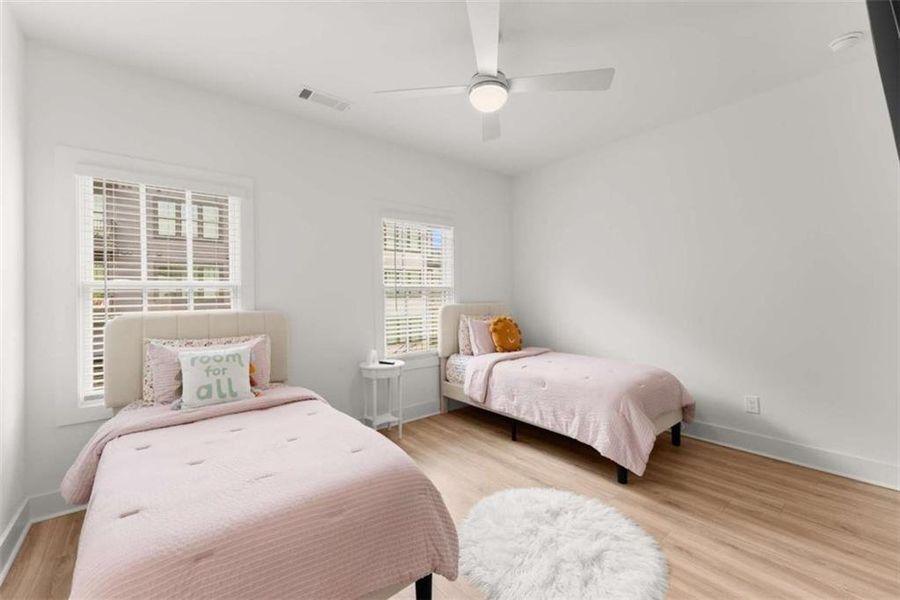 Furnished interior view inside a new home in Skyview On Broad, Sugar Hill (Image 38).