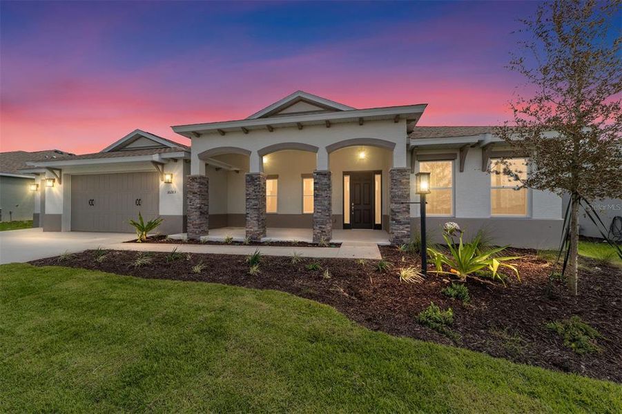 Exterior details and patio area of a home in On Top of the World Communities, Ocala (Image 24). Exterior details and patio area of a home in On Top of the World Communities, Ocala (Image 24).