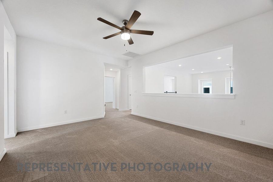 Spacious, unfurnished interior of a new home in Goodnight Ranch, Austin (Image 21).