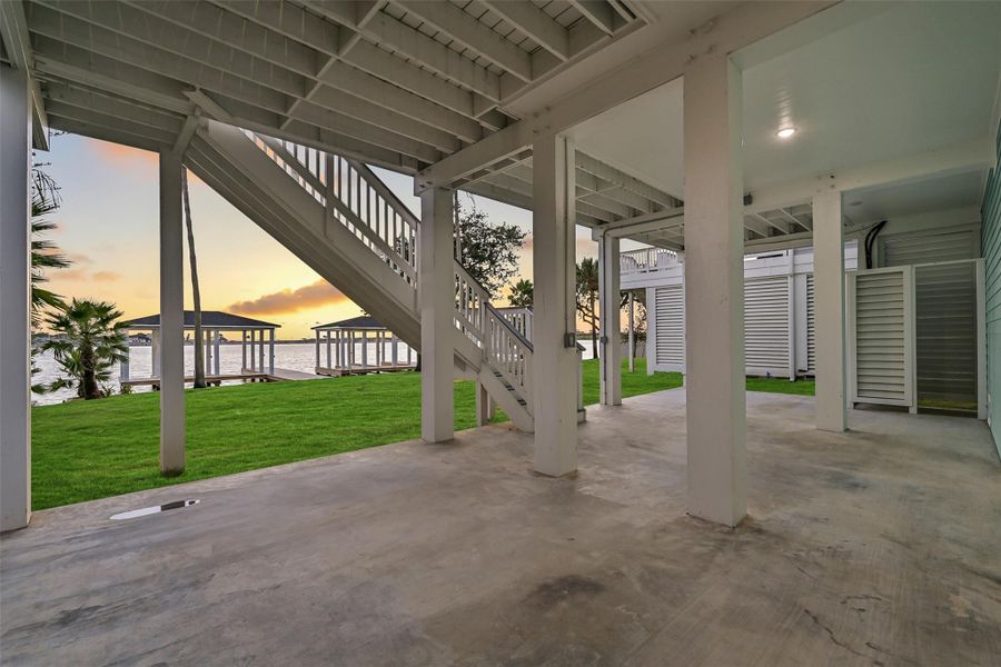 Exterior details and patio area of a home in , Galveston (Image 24). Exterior details and patio area of a home in , Galveston (Image 24).