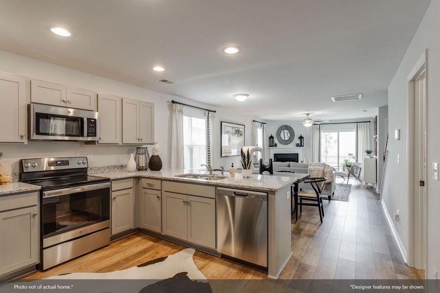 Furnished interior view inside a new home in Braxton Place, Moore (Image 5).