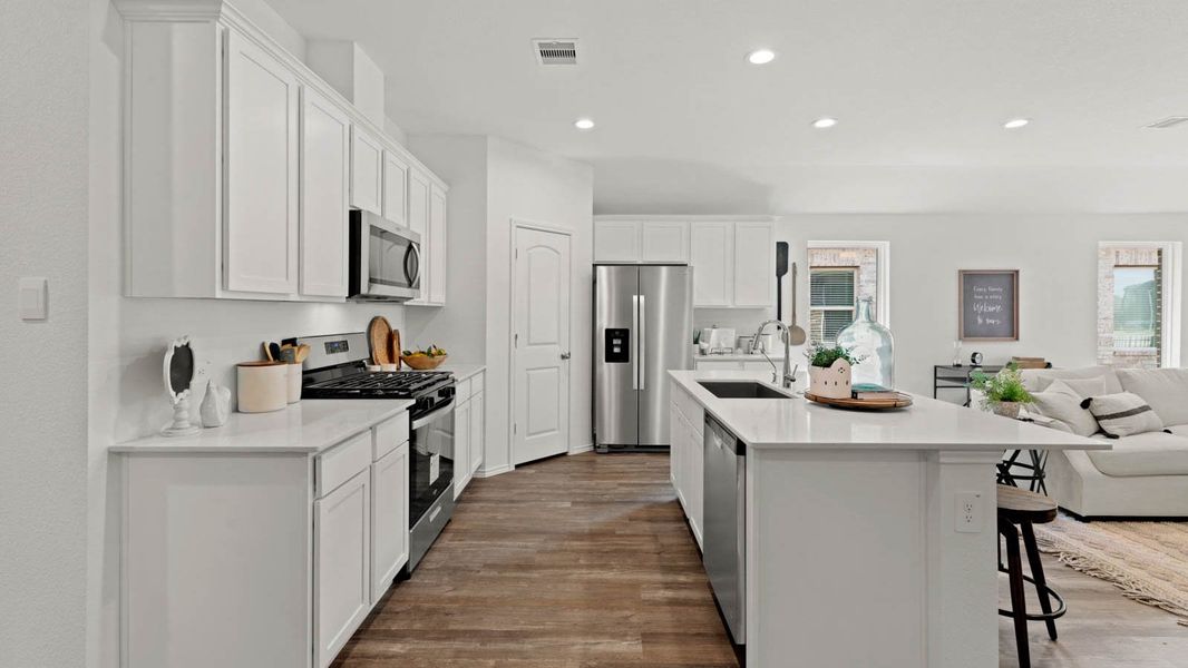 Furnished interior view inside a new home in Porters Mill, New Caney (Image 6).