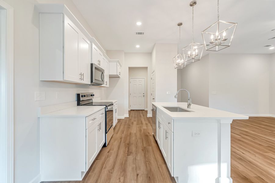 Furnished interior view inside a new home in Southern Charm, Crestview (Image 5).