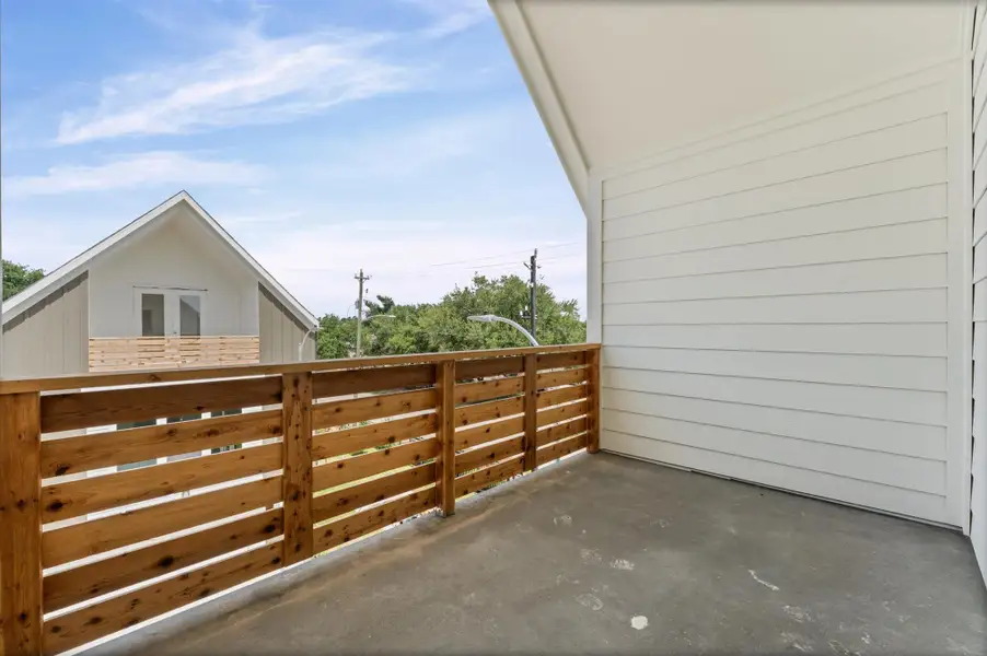 Exterior details and patio area of a home in , Houston (Image 30). Exterior details and patio area of a home in , Houston (Image 30).