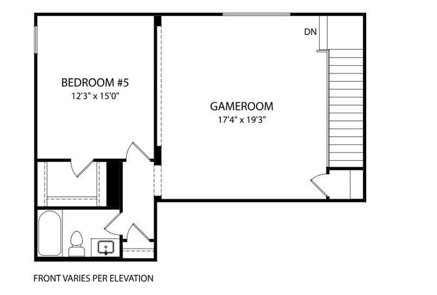 2D floor plan layout of this home in Two Step Farm Signature, Montgomery, TX (Image 20). 2D floor plan layout of this home in Two Step Farm Signature, Montgomery, TX (Image 20).
