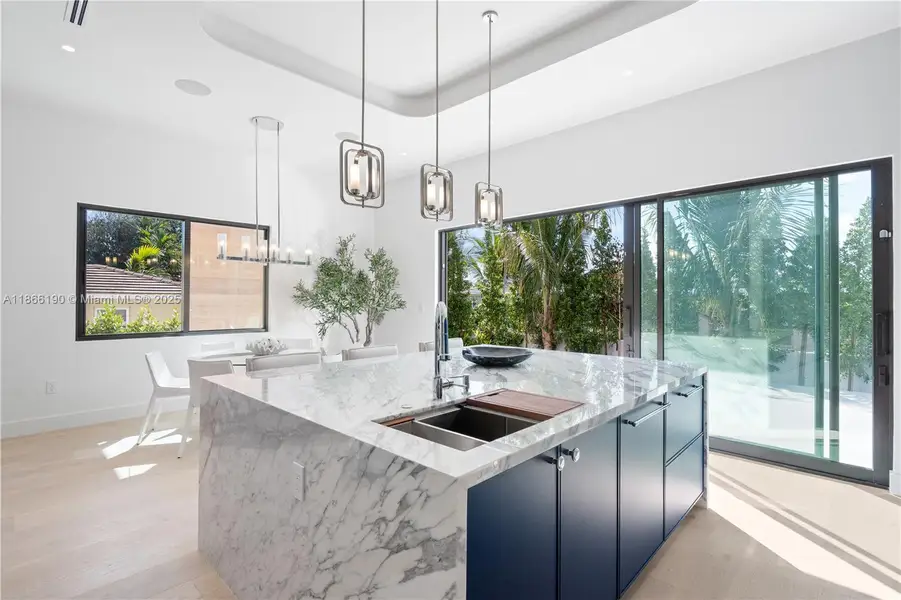 Furnished interior view inside a new home in , Surfside (Image 6).