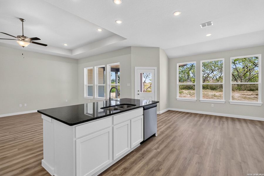 Furnished interior view inside a new home in Jordan's Ranch, San Antonio (Image 7).