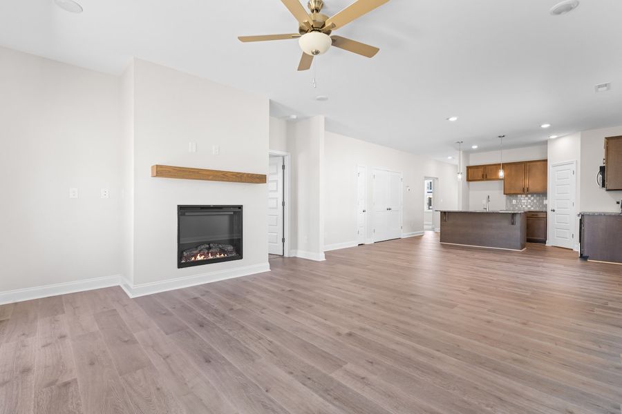 Representative unfurnished interior of a home built from the Clinton by RiverWILD Homes in Sawyer Ridge, Dunn (Image 7).