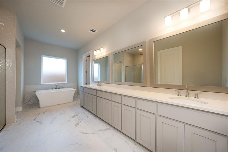 Furnished interior view inside a new home in , McKinney (Image 7).