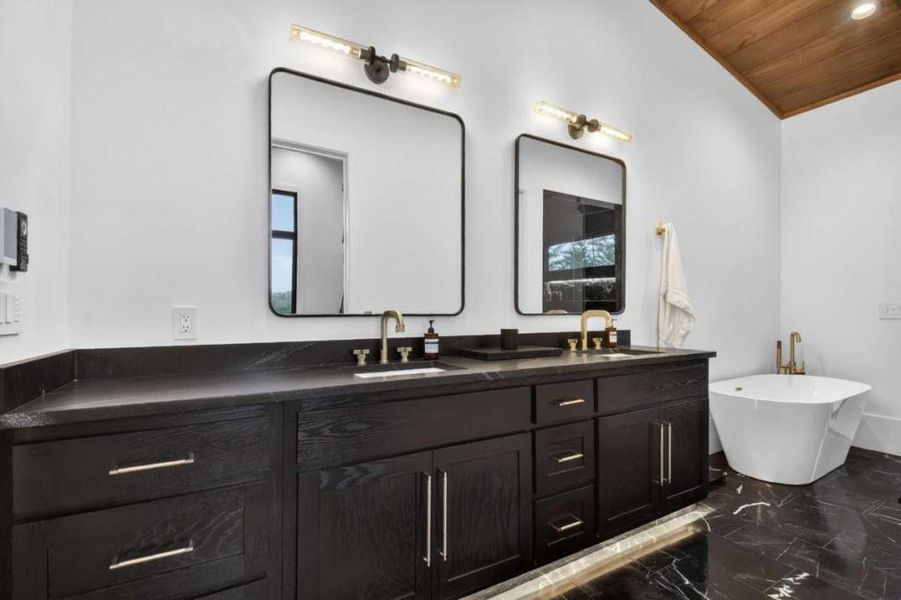 Furnished interior view inside a new home in , Mineral Bluff (Image 36).