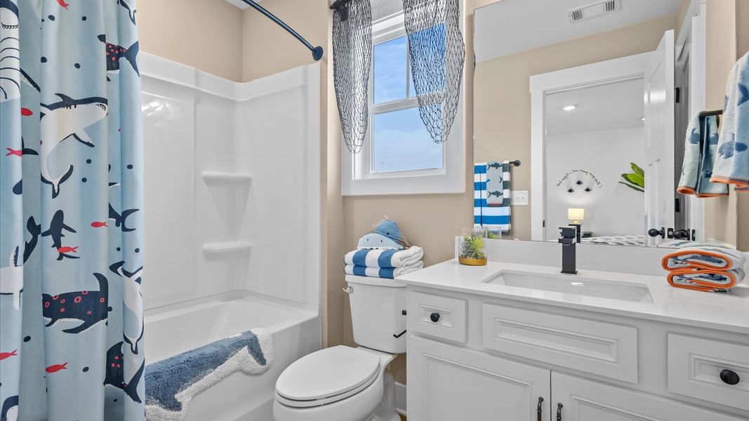 Representative furnished interior of a home built from the Kendrick by DRB Homes in Wells Crossing, Seneca (Image 24).