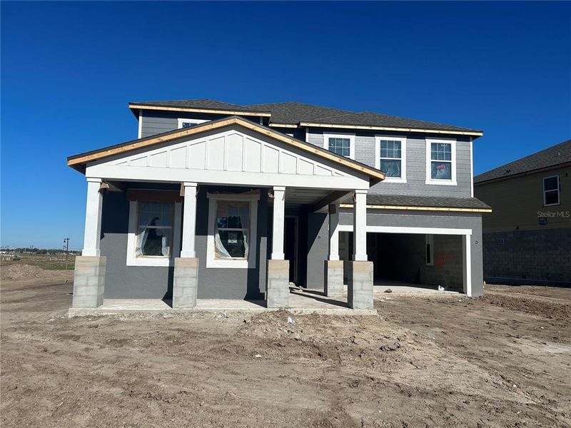 In-progress construction of a new home in Oakfield Trails, Parrish, FL (Image 7).
