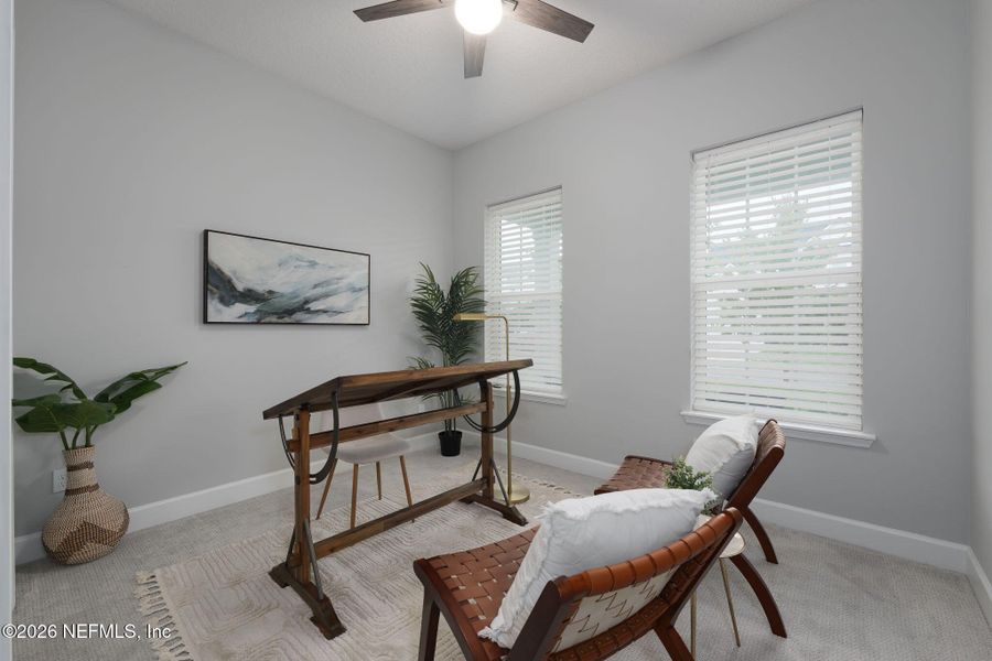 Furnished interior view inside a new home in Seabrook Village at Seabrook, Ponte Vedra (Image 45).