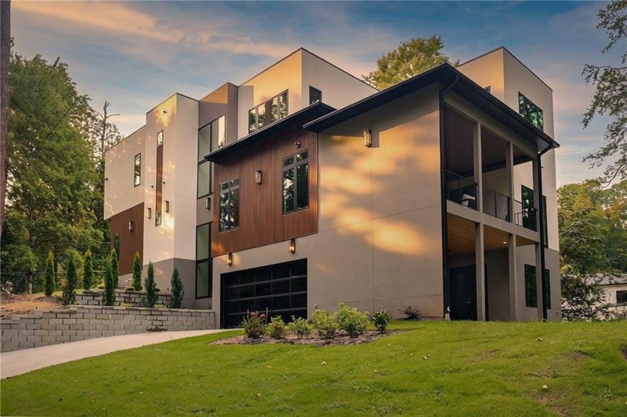 Front exterior of a new home in , Atlanta, GA, highlighting curb appeal (Image 30).