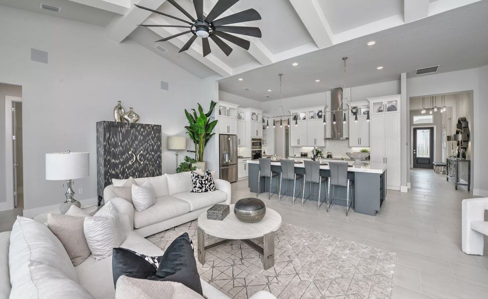 Furnished interior view inside a new home in Mosaic, Daytona Beach (Image 10).