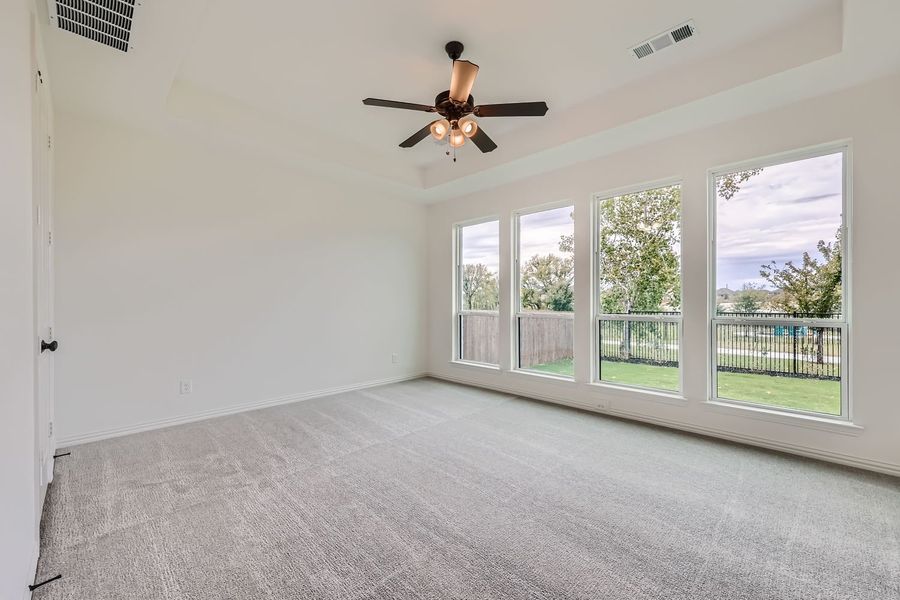 Plan 1691 main bedroom representative photo