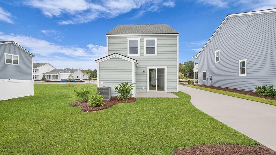 Exterior details and patio area of a home in Sheep Island, Summerville (Image 24).