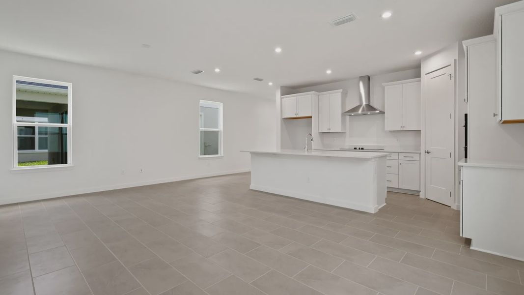 Open kitchen at DRB homes Open kitchen at DRB homes