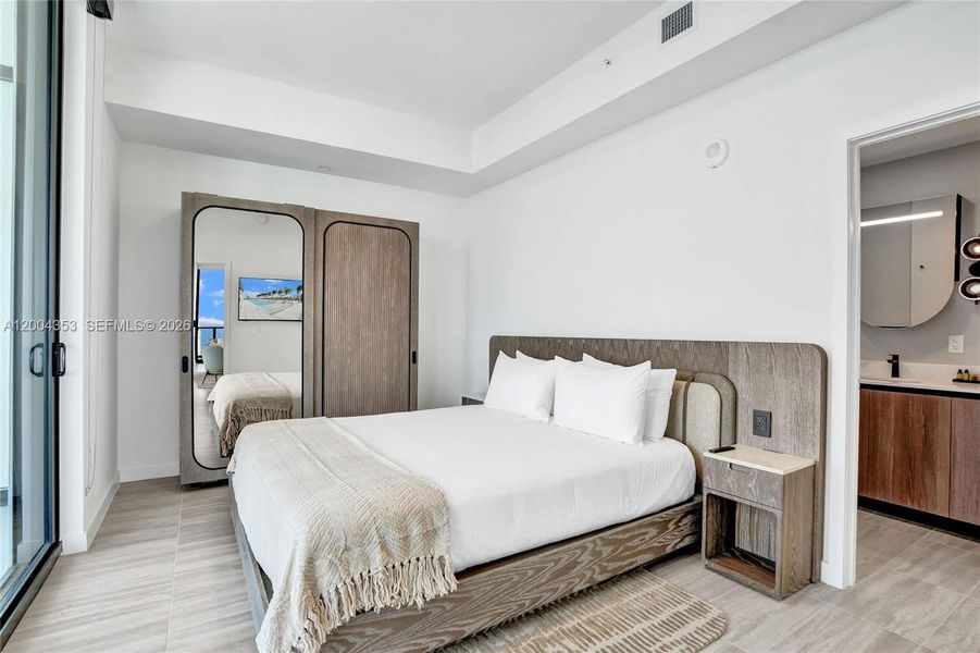 Furnished interior view inside a new home in , Miami Beach (Image 8).