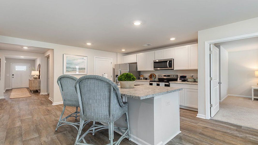Furnished interior view inside a new home in Cottonwood Place, Tabor City (Image 5).