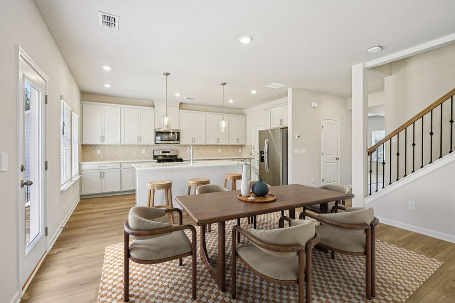 Furnished interior view inside a new home in Martin Springs - Estate Series, Lawrenceville (Image 7). Furnished interior view inside a new home in Martin Springs - Estate Series, Lawrenceville (Image 7).