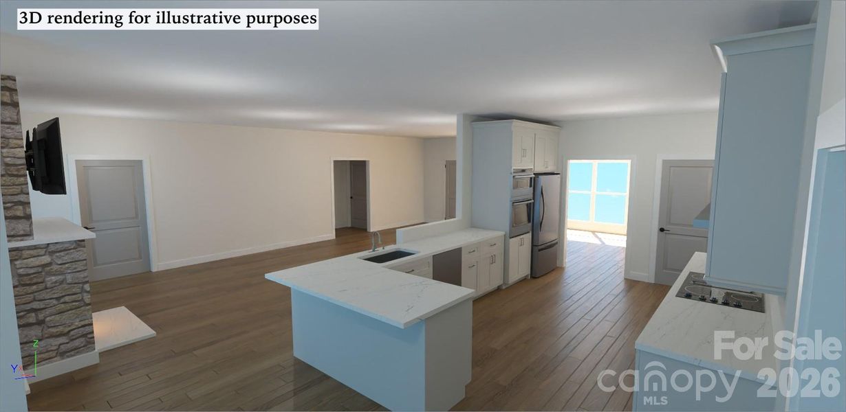 Furnished interior view inside a new home in , Concord (Image 2). Furnished interior view inside a new home in , Concord (Image 2).